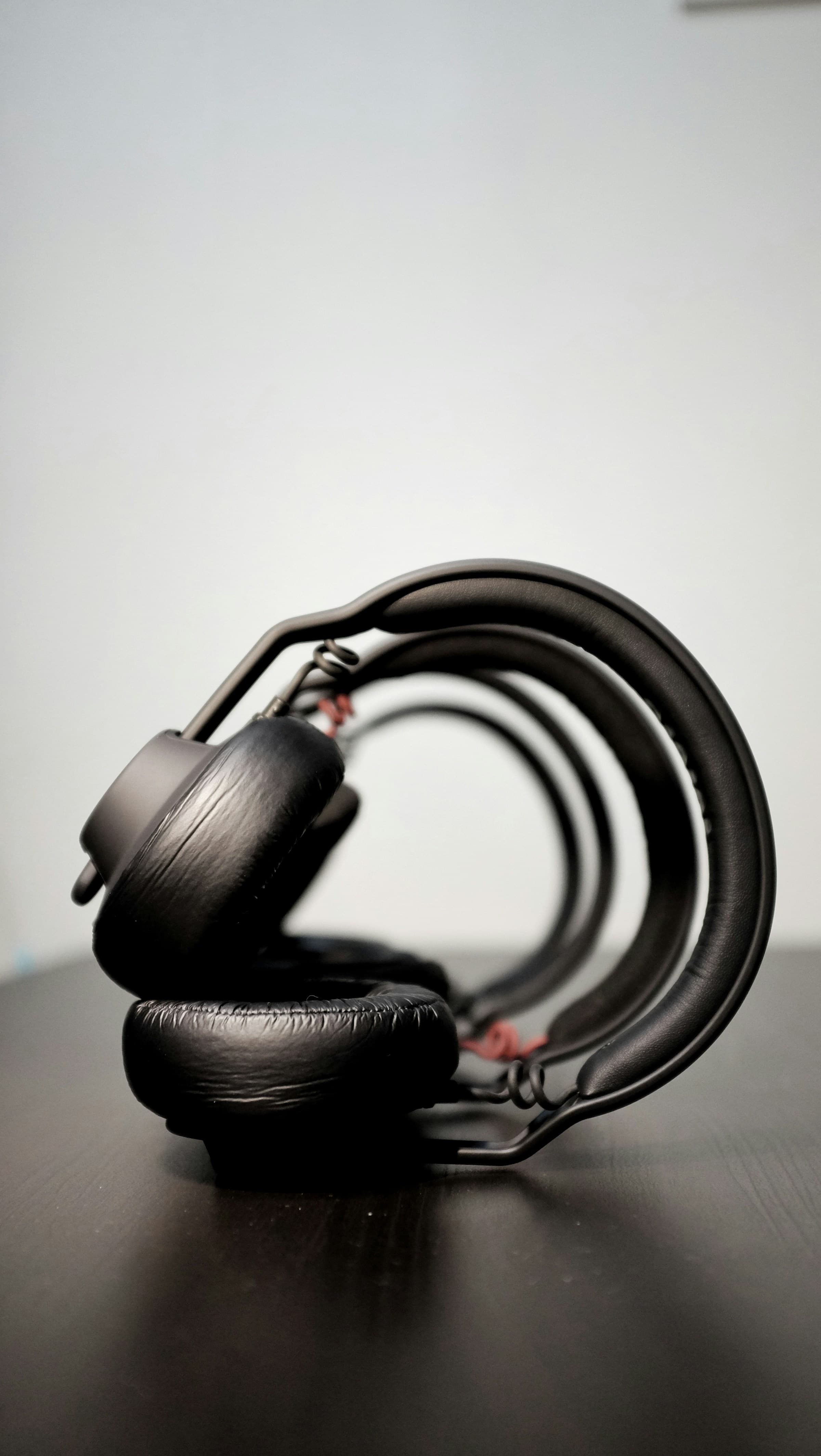 Person wearing headphones